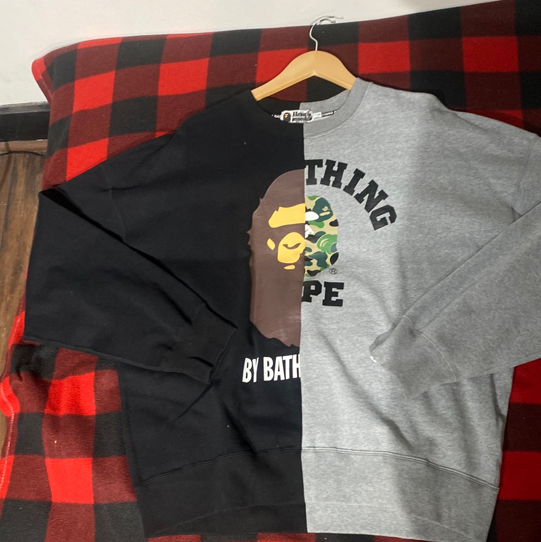 Bape split Crewneck (brand new)