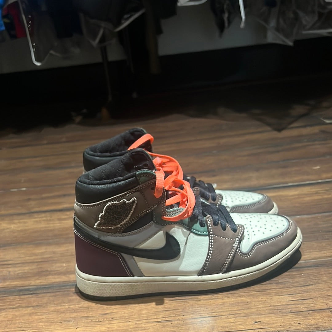 AJ1 Brown Multicolor