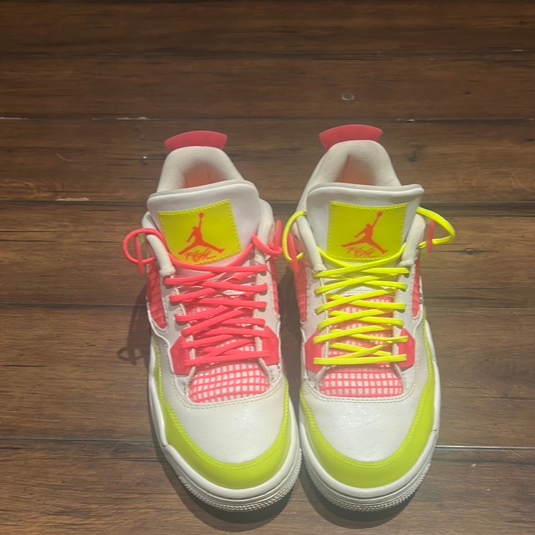 AJ4 Pink and Yellow